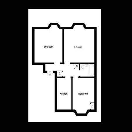 Apartamento ☆ Bright, 2 Bedroom West End ☆
